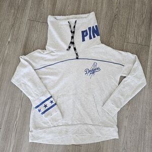 Victoria Secret PINK Dodgers Crew Sweatshirt grey